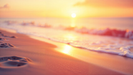 Obraz premium sunset over the city