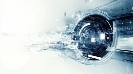 High tech background template design.