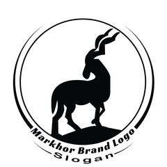 Fototapeta premium markhor logo 