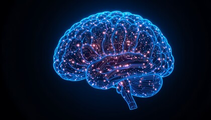 Digital Brain: Neural Network Circuitry and Luminescence