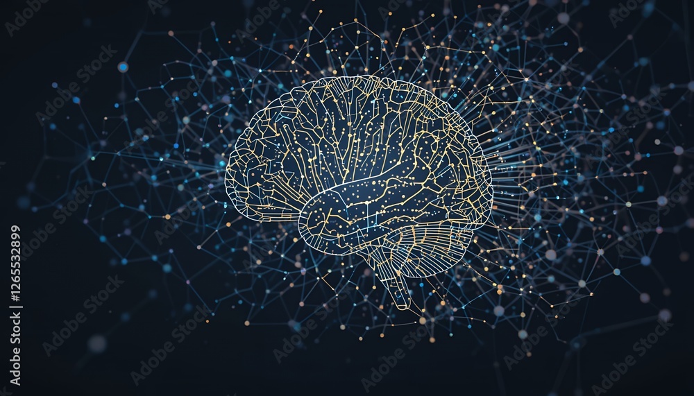 Poster networked intelligence: interconnected neural pathways of the human brain