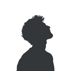 Silhouette of a man vector illustration