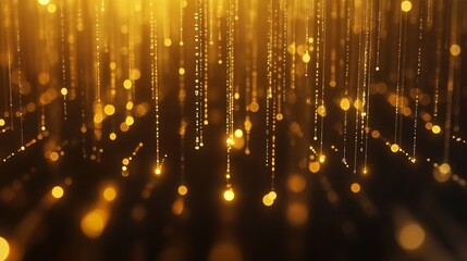 Glowing digital symbols in abstract form, representing the essence of modern coding and technology.