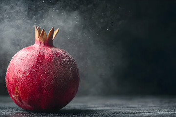 Juicy Pomegranate Photography Dark Moody Food Image