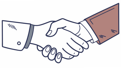 handshake vector illustration