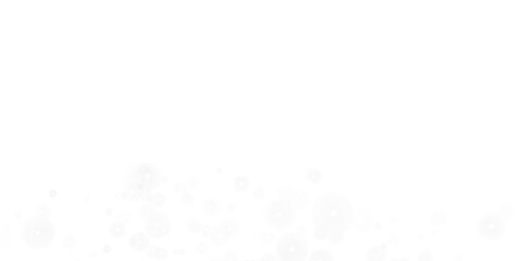 Fantastic white smoke background. Magic white smoke with glitter and small particles of twinkling stars. Fog with luminous particles. White vapor with stardust. Morning fog over land or water. PNG.
