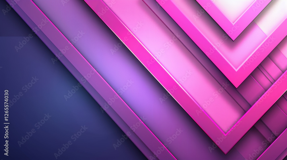 Poster modern abstract design with layered pink and purple shapes creating depth and texture. ideal for bac
