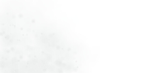 Fantastic white smoke background. Magic white smoke with glitter and small particles of twinkling stars. Fog with luminous particles. White vapor with stardust. Morning fog over land or water. PNG.