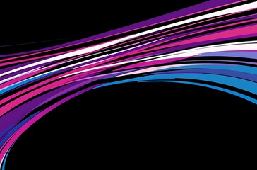 Abstract background with bold lines in shades of purple, blue, and pink