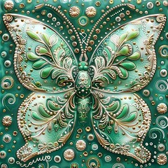 Delicate Butterfly Wing Patterns Celebrating Nature s Elegant