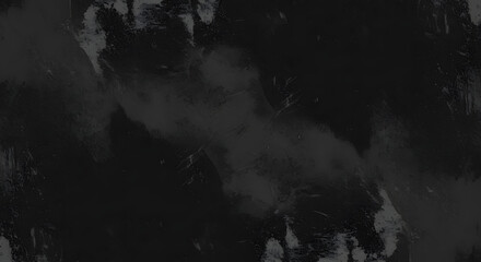  An edgy and raw abstract image featuring grunge-style brush strokes in deep blacks and grays