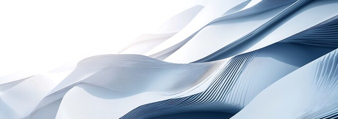 Obraz premium Minimalist Abstract background with light blue lines and geometric shapes