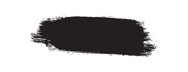 Black Grunge Brush Stroke Vector Illustration, Abstract Hand-Painted Ink Texture, Artistic Paintbrush Splash, Hand painted watercolor brush strokes