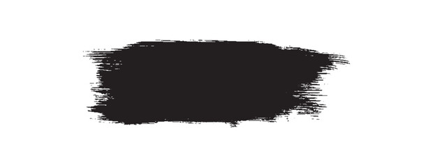 Black Grunge Brush Stroke Vector Illustration, Abstract Hand-Painted Ink Texture, Artistic Paintbrush Splash, Hand painted watercolor brush strokes