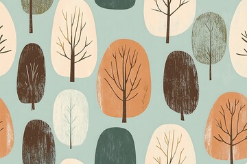 Minimalist Abstract brush strokes background in blue, green, and brown colors, splash background for poster, banner, sticker or flyer