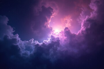 Fototapeta premium Ethereal Spiral: A Gateway to the Stars