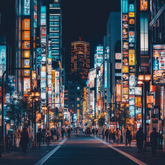 Neon Dreams: Tokyo After Dark, night traffic in hong kong
