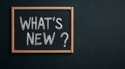 Obraz premium A chalkboard with the phrase 