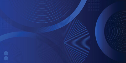 Naklejka premium Abstract glowing geometric lines on dark background. Suit for cover, banner, brochure