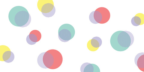 Colorful Dot Circles Background. dots on a light background, flat style