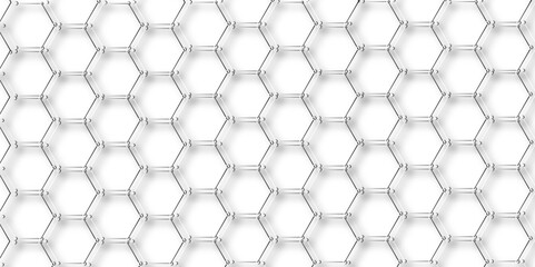 Fototapeta premium Luxury hexagonal abstract black metal background with golden light lines. Dark 3d geometric texture illustration. Black Hexagonal Pattern Metallic background with black and gold 3d