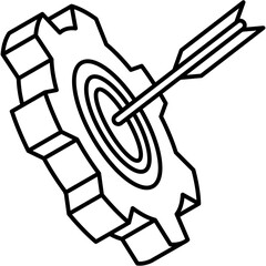 Goal Setting Icon