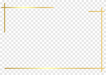 Gold frame bright shape. Golden border line.