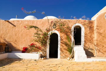 Ksar Ouled Debbab,governatorato di Tataouine, Tunisia, resti del tipico villaggio fortificato...