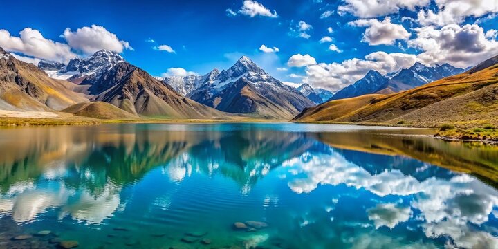 Chandra Taal Lake, Lahaul Spiti, Himachal Pradesh, India - Stunning High-Resolution Stock Photo