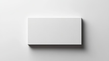 Fototapeta premium Minimalistic Design Featuring a Pristine White Square Object Resting Elegantly on a Smooth White Surface Creating a Harmonious and Tranquil Atmosphere in a Contemporary Setting