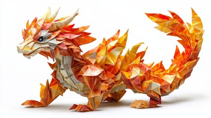Intricate origami animal collection folded paper creations stunning environment artistic viewpoint conceptual folds