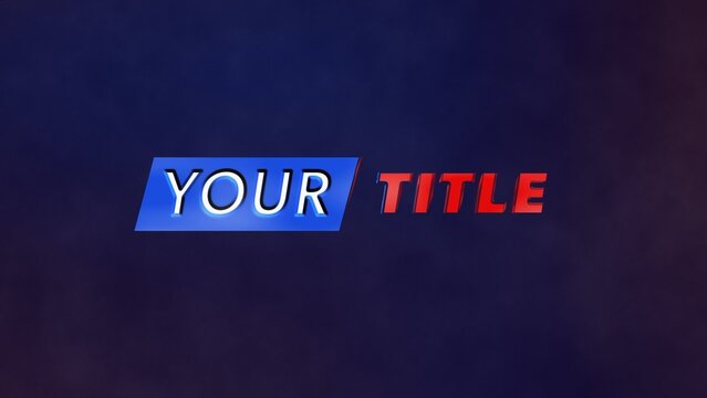 Sport News Dynamic Professional Title Intro