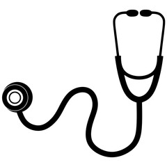 Vector Stethoscope Graphic Art Illustration Design