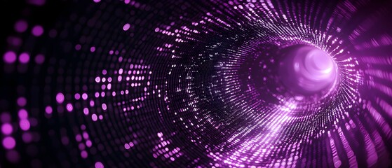 A purple background with pink and purple lines