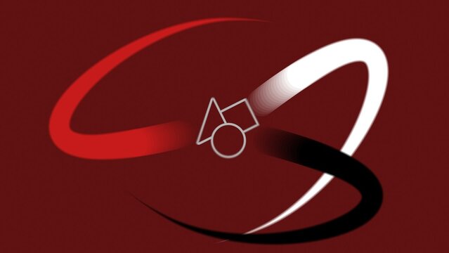 Social Video Platform Flowing Lines Logo Reveal