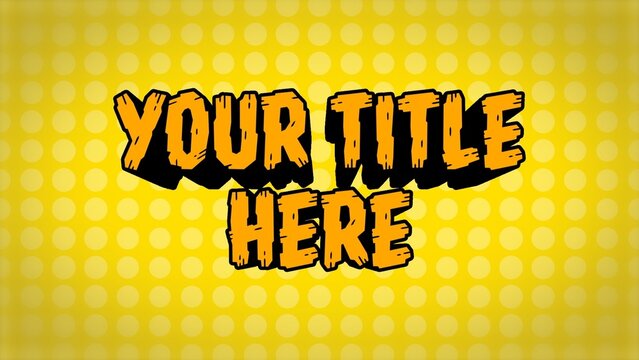 Smashing Rough Cartoon Title Intro