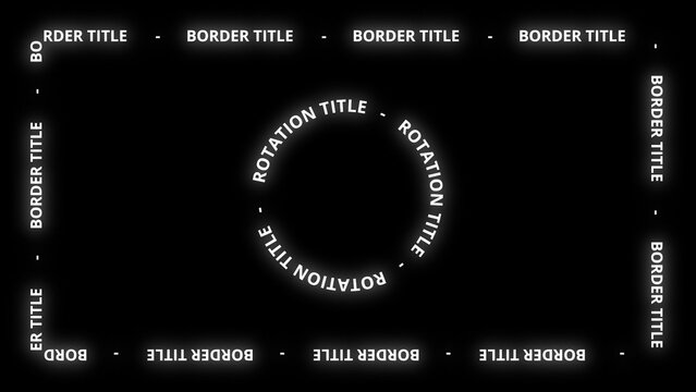 Urban Kinetic Typography Animated Text