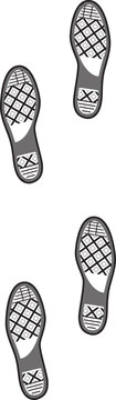 Foot Steps Vector