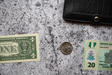 US Dollar and Nigerian Naira
