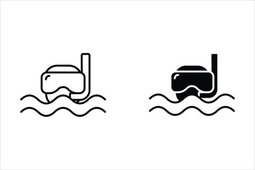 Snorkel icon. sign for mobile concept and web design. vector illustration