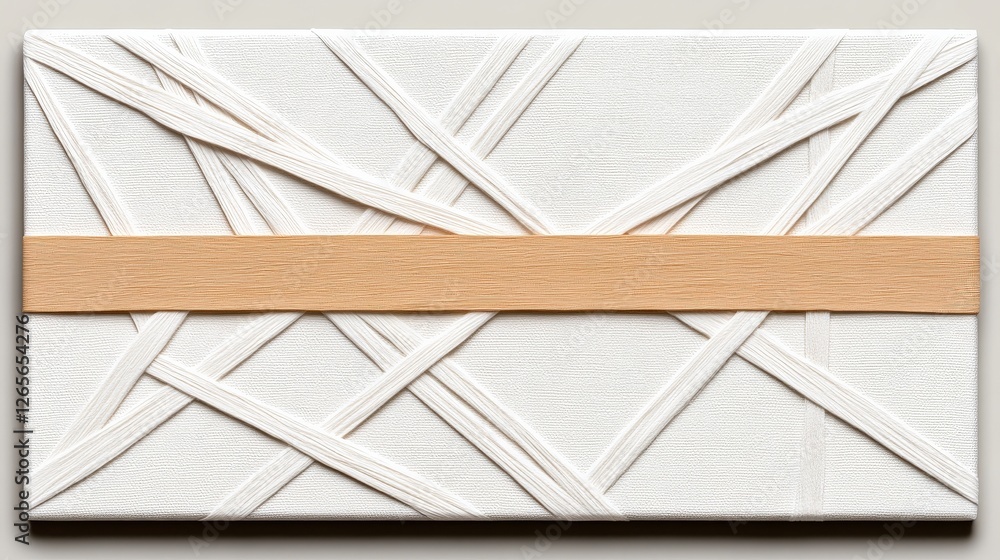 Poster textured canvas surface with delicate strands and subtle design