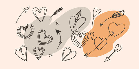 Customizable Doodle Elements for Art Projects
