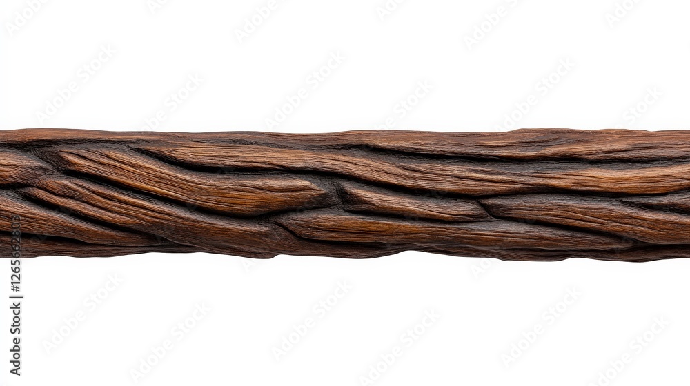 Poster Close-Up Revealing Intricate Texture of a Felled Tree Log
