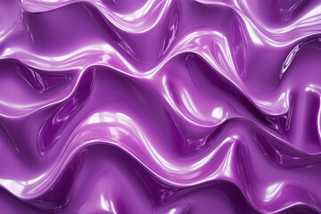 Obraz premium Abstract background with 3D shiny plastic waves