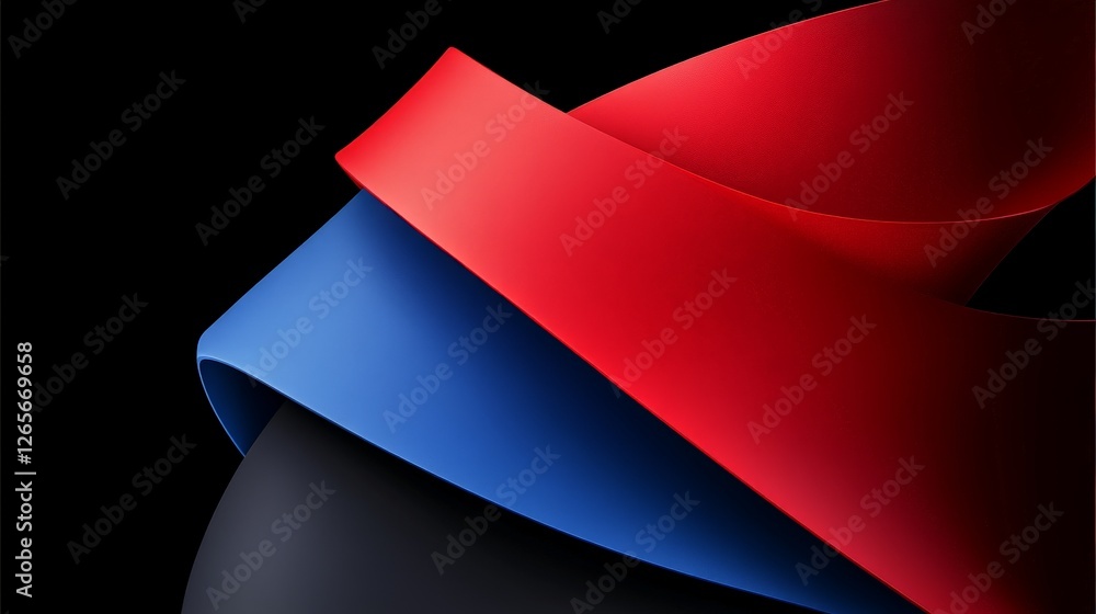 Poster dynamic horizontal banner visualizing movement and artistic expression