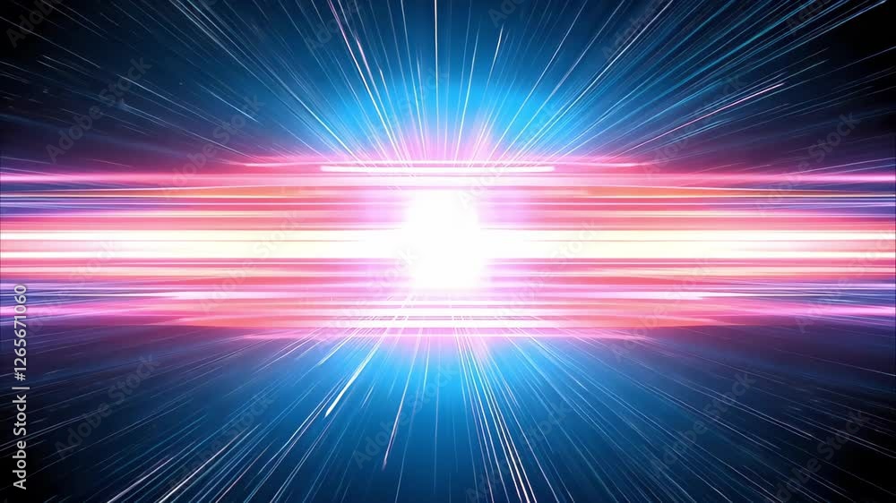 Aufkleber a vibrant, abstract representation of light streaks emphasizing speed and energy, creating a dynamic