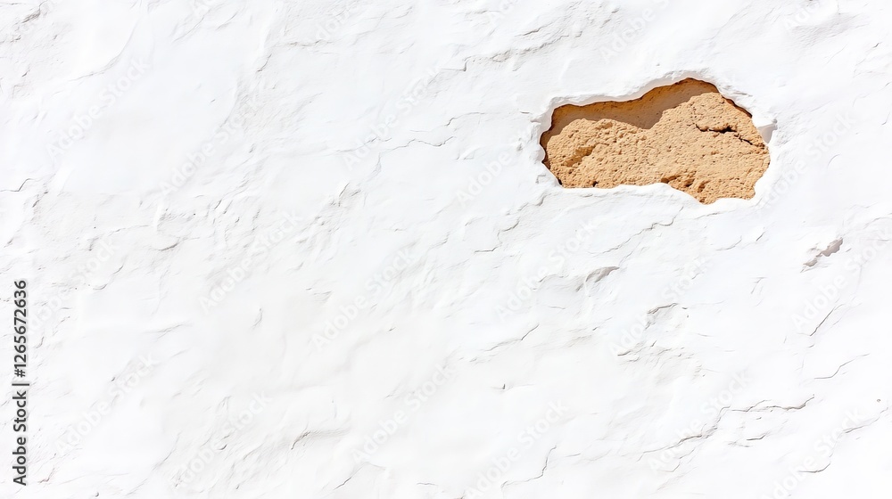 Aufkleber gritty white texture with rough surface and exposed canvas element
