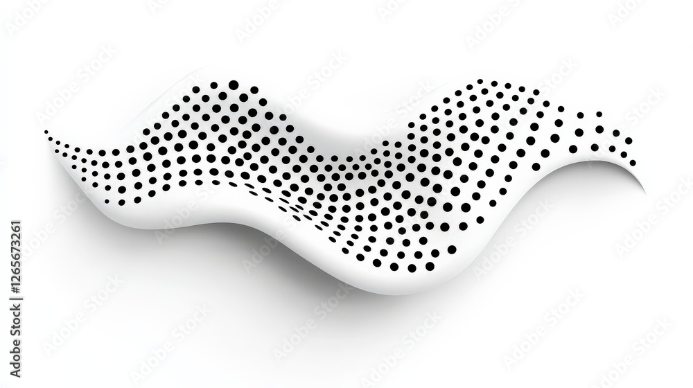 Poster grunge halftone textures in waves with pulsating background effects