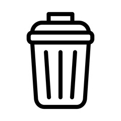 Trash Icon Vector From Camping and Adventure Set