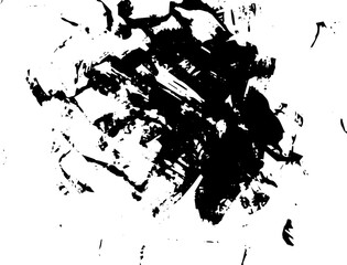 Rustic splash vector texture. Abstract background. Weathered surface and shape. Dirty and damaged backdrop.